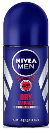 "Nivea Dry Impact" dezodorantas nuo prakaitavimo Roll On 50ml