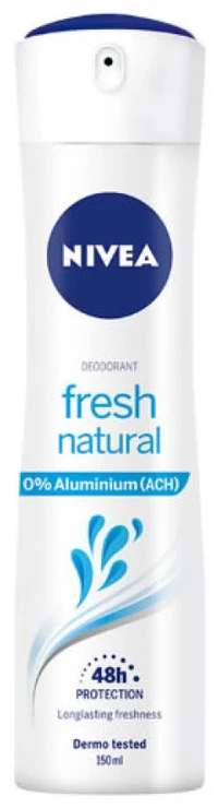 "Nivea Fresh Natural" 0 % aliuminio - dezodorantas purškiklis 150 ml