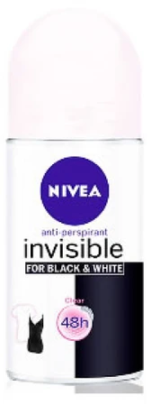 "Nivea Invisible For Juodas - Baltas" originalus purškiklis Mini 50ml