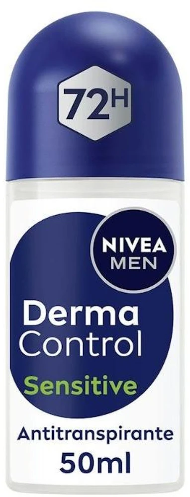 Nivea Men Derma Control Sensitive Desodorante Roll-On rutulinis dezodorantas vyrams, 50 ml