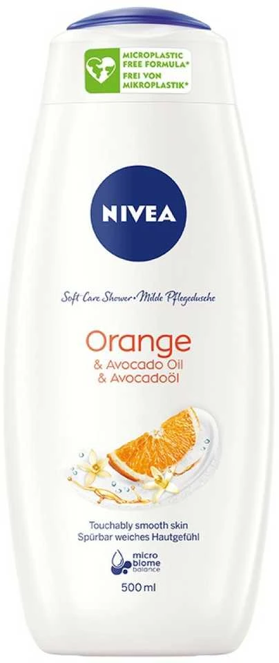 Nivea Oranžinis & Avocado Oil Care Shower, 500 ml