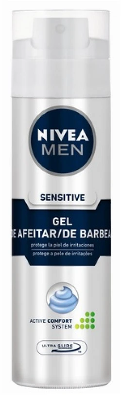 "Nivea Sensitive" skutimosi gelis 200ml