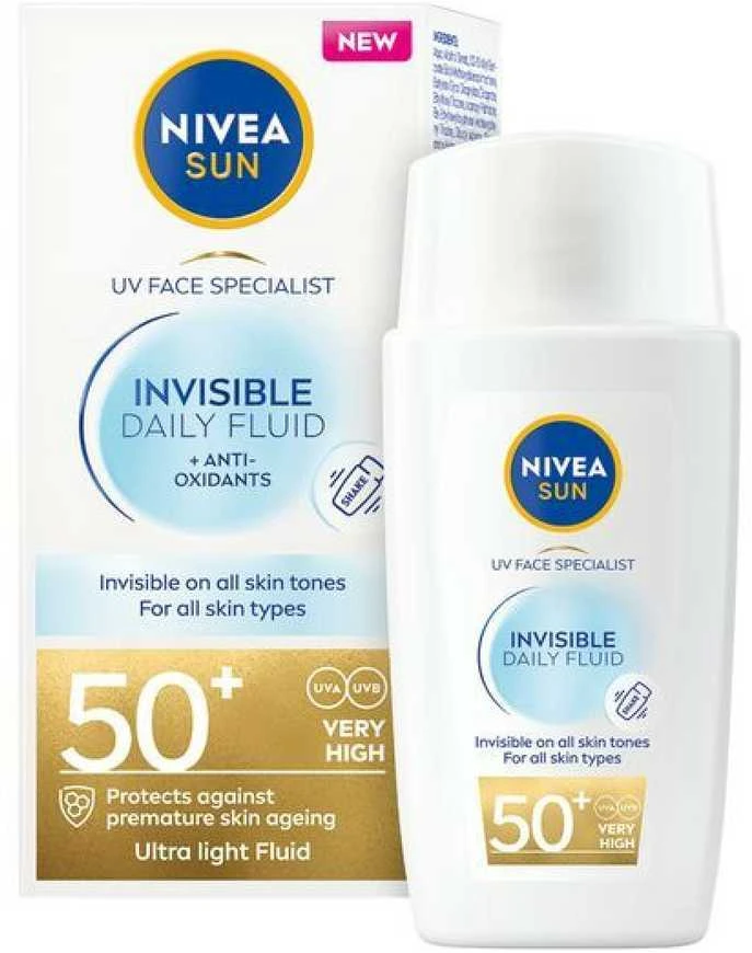Nivea odos kremas Specialist Invisible Fluidas SPF 50+ 40 ml