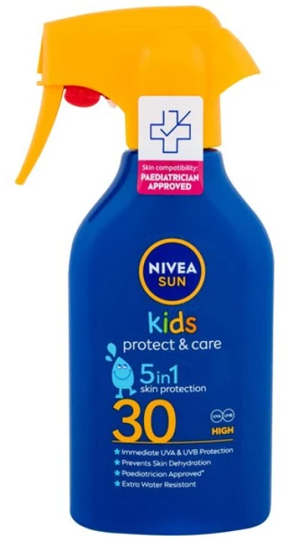 Nivea Sun Kids Protect & Care Sun Purškiklis 5 in 1 Sun Losjonas kūnui