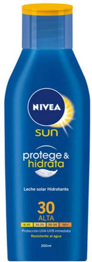 "Nivea Sun" drėkinamasis losjonas nuo saulės Spf30 200ml
