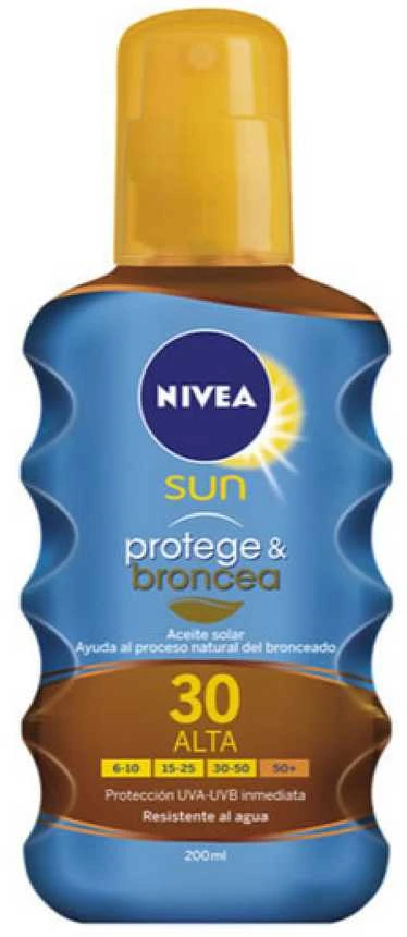 „Nivea Sun Protect And Bronze Tan Activating“ apsauginis kremas nuo saulės su SPF30, 200 ml