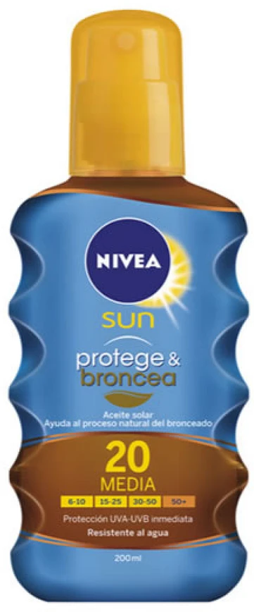 „Nivea Sun Protect And Bronze Tan Activating“ apsauginis kremas nuo saulės su SPF20 200 ml