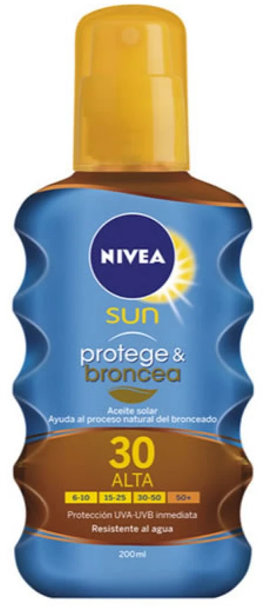 „Nivea Sun Protect And Bronze Tan Activating“ apsauginis kremas nuo saulės su SPF30, 200 ml