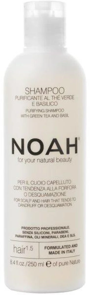 Noah 1.5. Purifying Šampūnas With Žalias Tea Šampūnas nuo pleiskanų, 250 ml