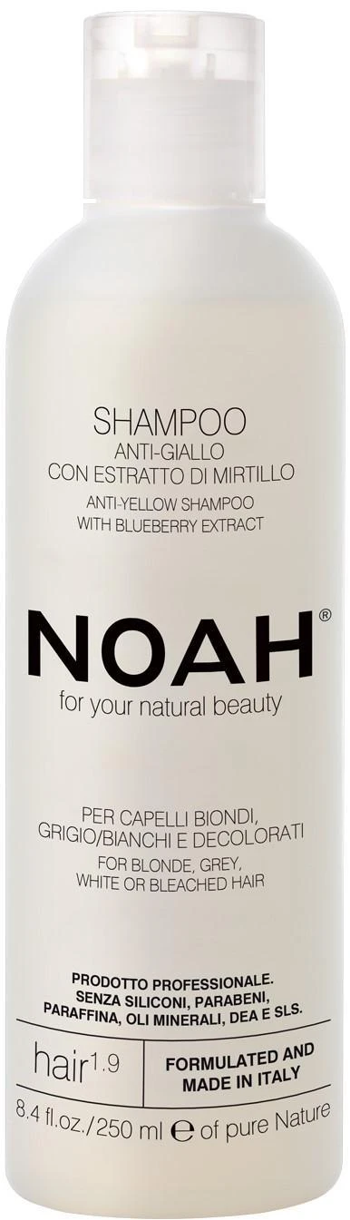 Noah 1.9. Anti-Geltona Šampūnas Geltonus atspalvius neutralizuojantis šampūnas, 250 ml
