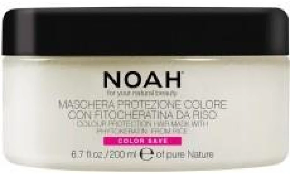 Noah 2.4. Hair Mask With Rice Phytokeratine Spalvą tausojanti kaukė dažytiems plaukams, 200 ml