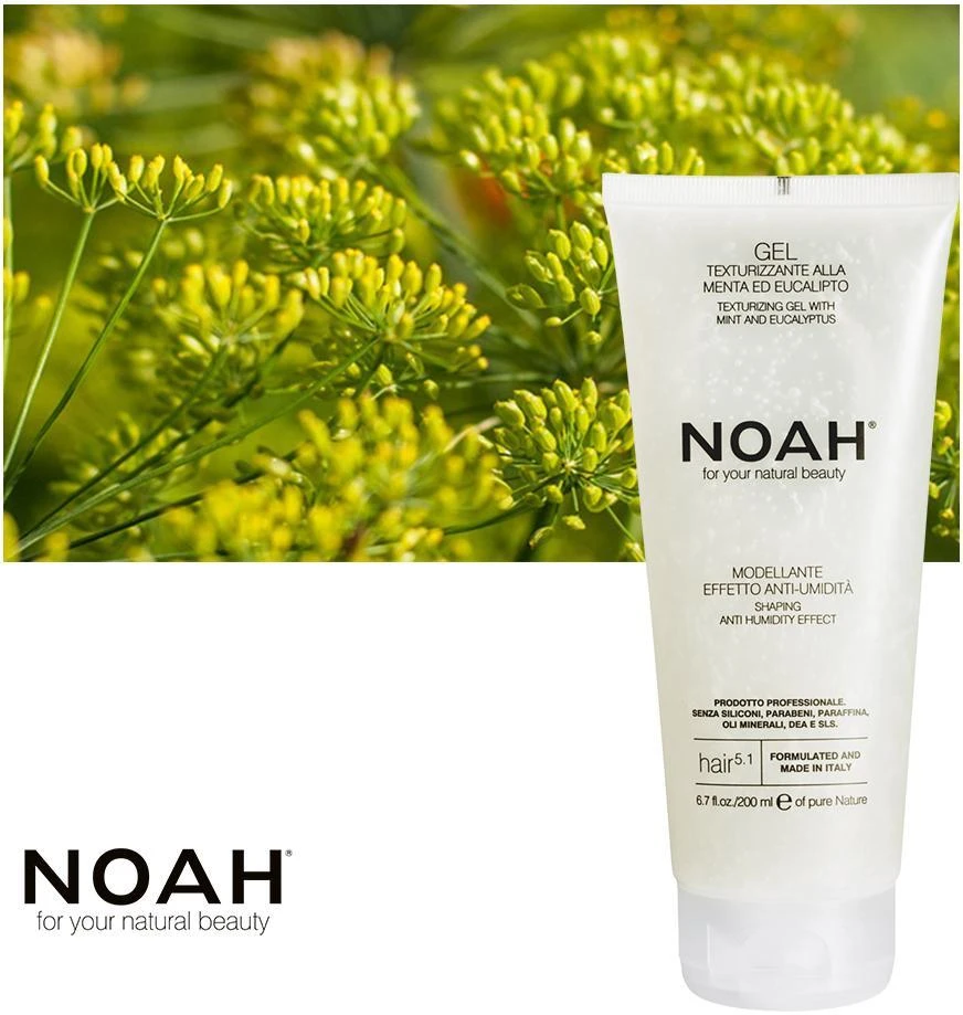 Noah 5.1. Texturizing Gel Tekstūros suteikiantis gelis, apsaugantis nuo drėgmės poveikio, 200 ml