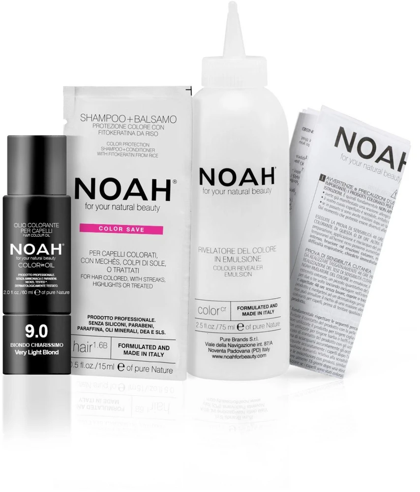 Noah Color In Oil 9.0 Aliejiniai plaukų dažai, 135 ml