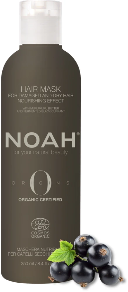 Noah Origins maitininantis Hair Mask maitinanti kaukė pažeistiems ir sausiems plaukams, 250 ml