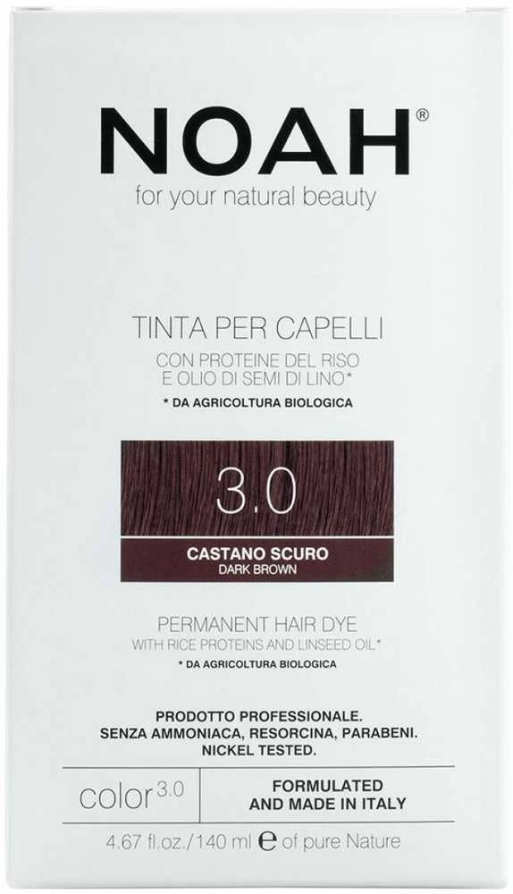 Noah Permanent Hair Dye 3.0 Dark Brown Ilgalaikiai plaukų dažai, 140 ml