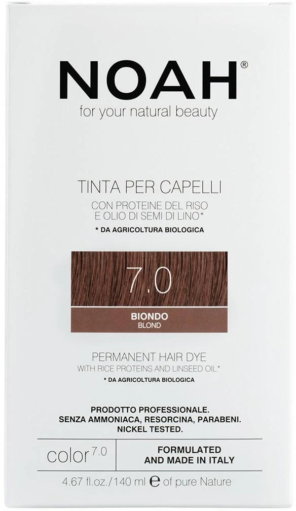 Noah Permanent Hair Dye 7.0 Blond Ilgalaikiai plaukų dažai, 140 ml