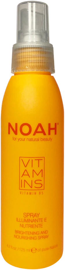 Noah Vitamins Brightening And maitininantis Purškiklis Žvilgesio suteikiantis maitinamasis purškiklis plaukams, 125 ml
