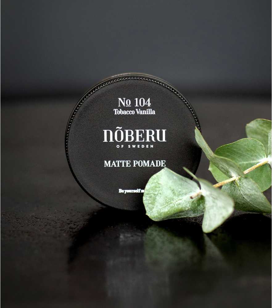 nõberu No 104 Matte Pomade Matinė plaukų pomada, 80 ml