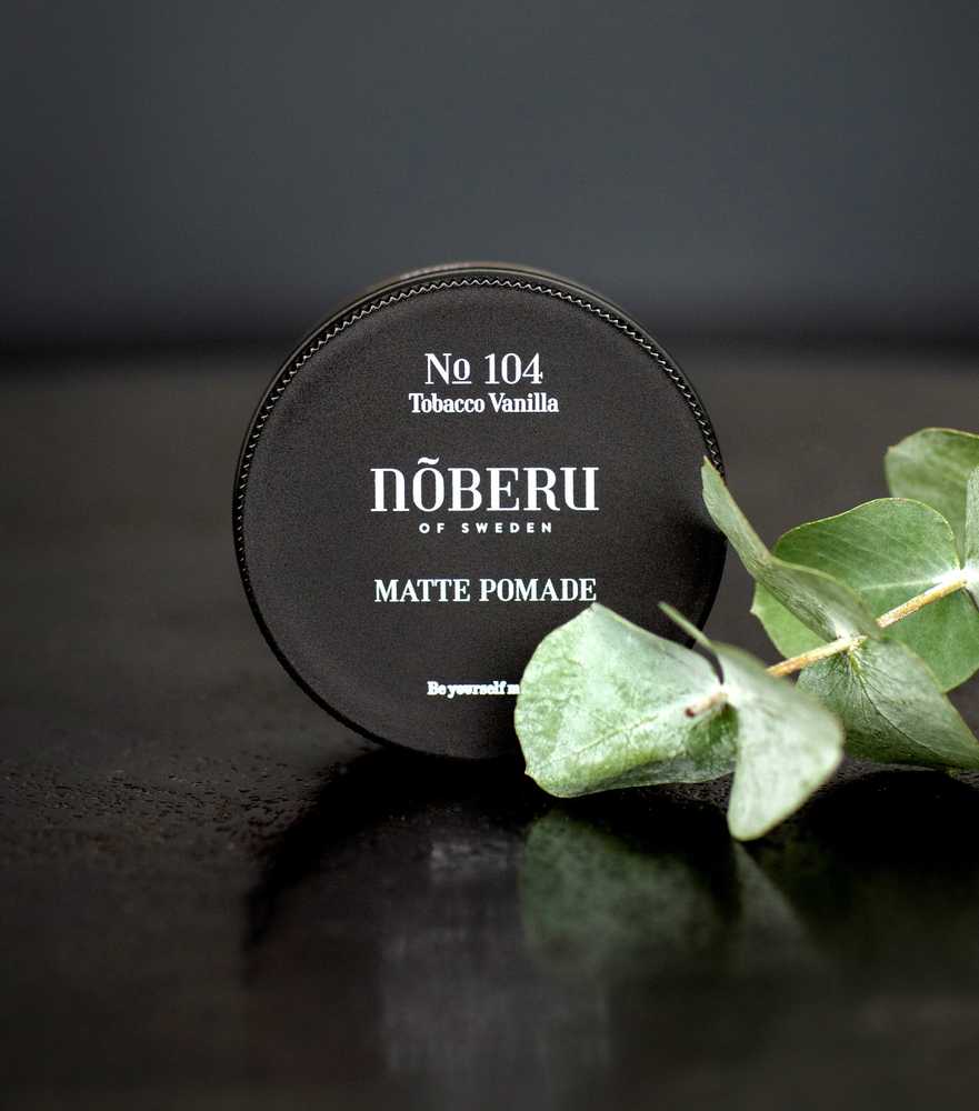 nõberu No 104 Matte Pomade Matinė plaukų pomada, 80 ml