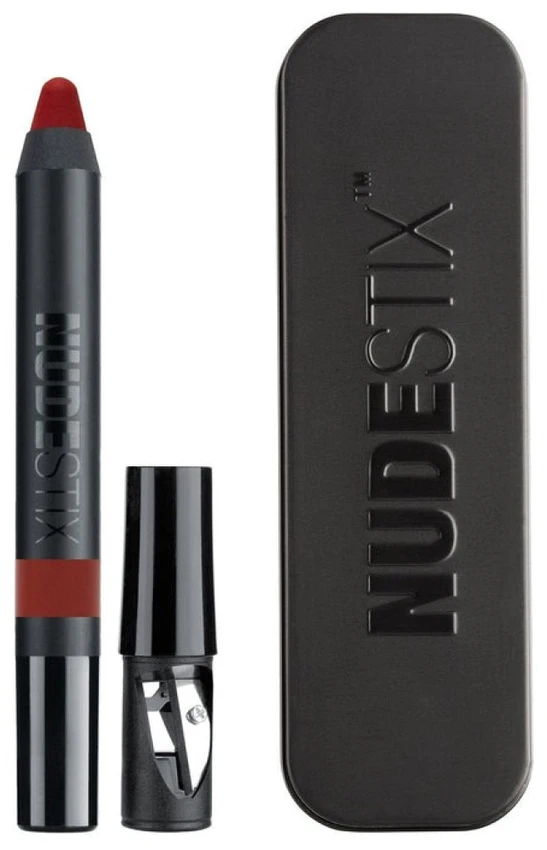 „Nudestix Intense Matte“ lūpų pieštukas ir skruostų skaistalai 2 viename, „Royal“ 2,5 g