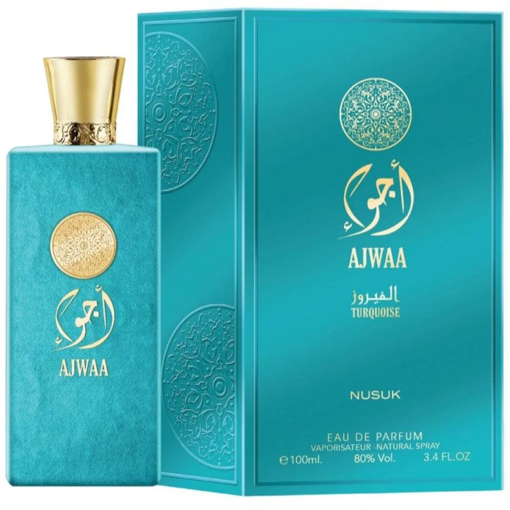 Nusuk Ajwaa Turquoise EDP parfumuotas vanduo moterims, 100 ml