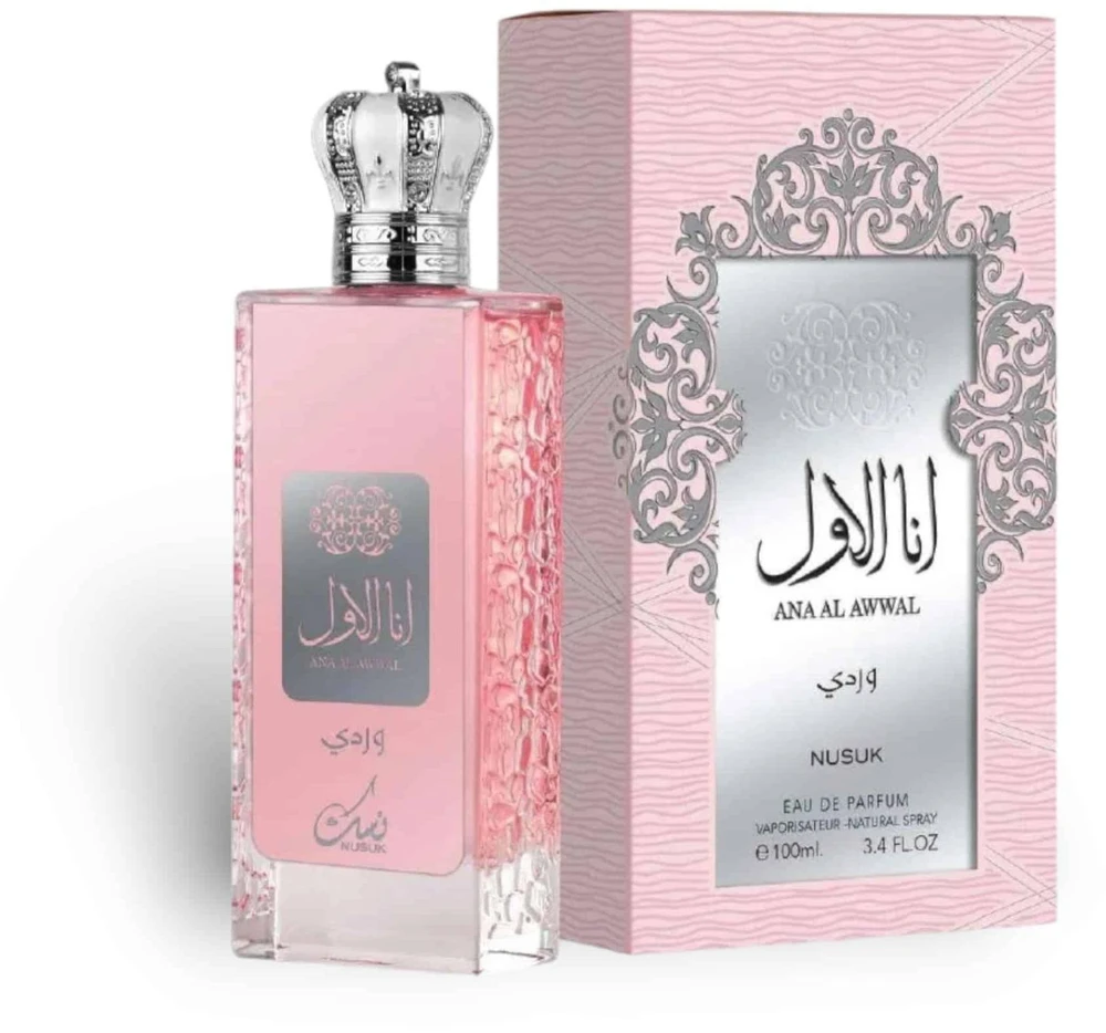Nusuk Ana Al Awwal Wardi EDP parfumuotas vanduo moterims, 100 ml