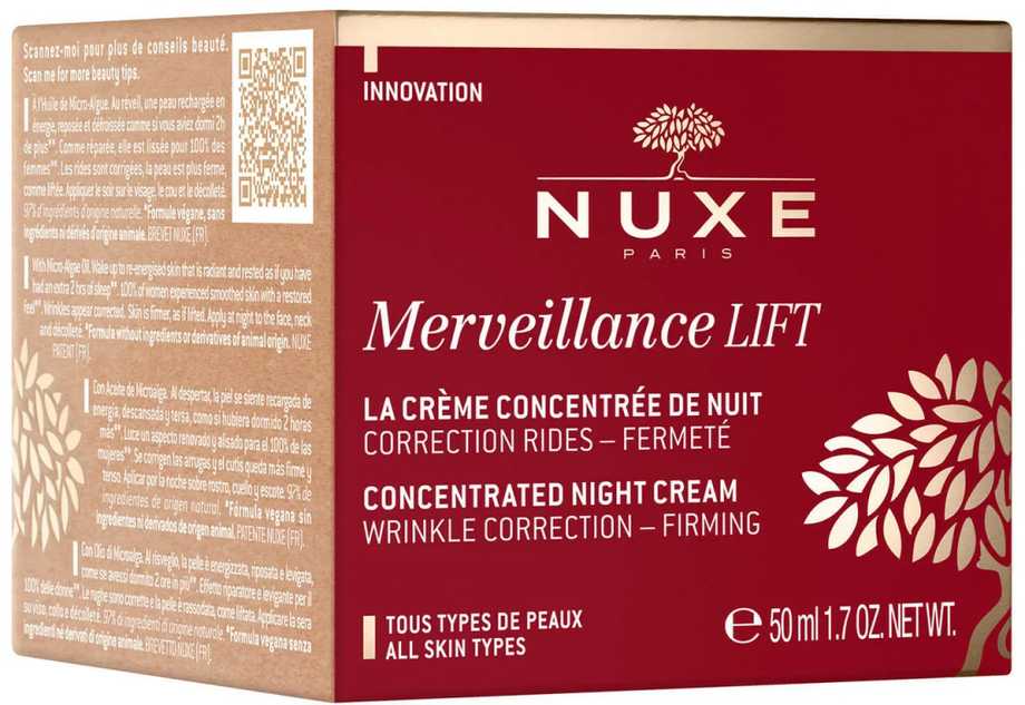 NUXE Koncentruotas naktinis kremas „Merveillance LIFT“ 50 ml