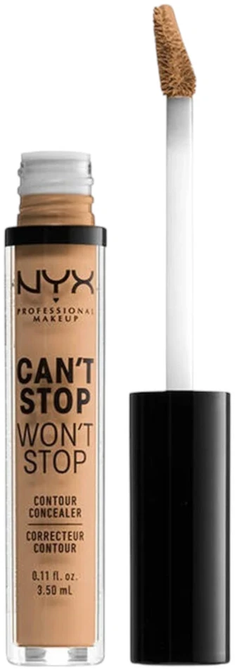 Nyx Can't Stop Won't Stop Cruelty-Free Full Coverage Liquid Maskuoklis Soft rusvai gelsvas No 3.5 ml