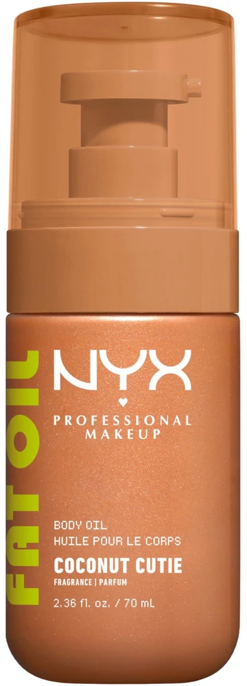 NYX Professional Makeup Fat Oil Body Oil Coconut Cutie kūno aliejus, 70 ml