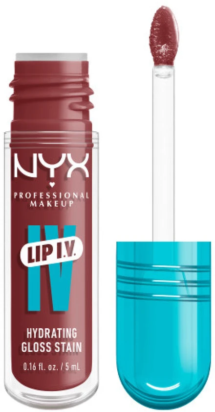 NYX Professional MakeUp Lip I.V. Hydrating Gloss Stain 02 Hydra-Honey, 5 ml