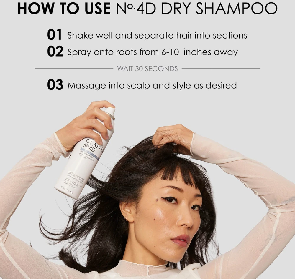 Olaplex Nº.4D Clean Volume Detox Sausas šampūnas detoksikuojantis sausas šampūnas, 250 ml