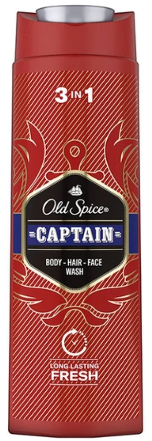"Old Spice Captain" dušo želė 3in1 400