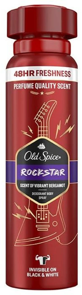 Old Spice Rockstar Deo Purškiklis purškiamas dezodorantas vyrams, 150 ml
