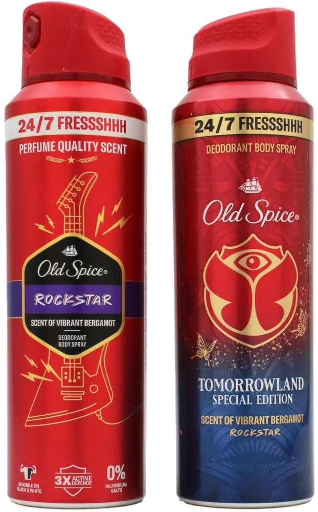 Old Spice Rockstar Deospray purškiamas dezodorantas vyrams, 200 ml