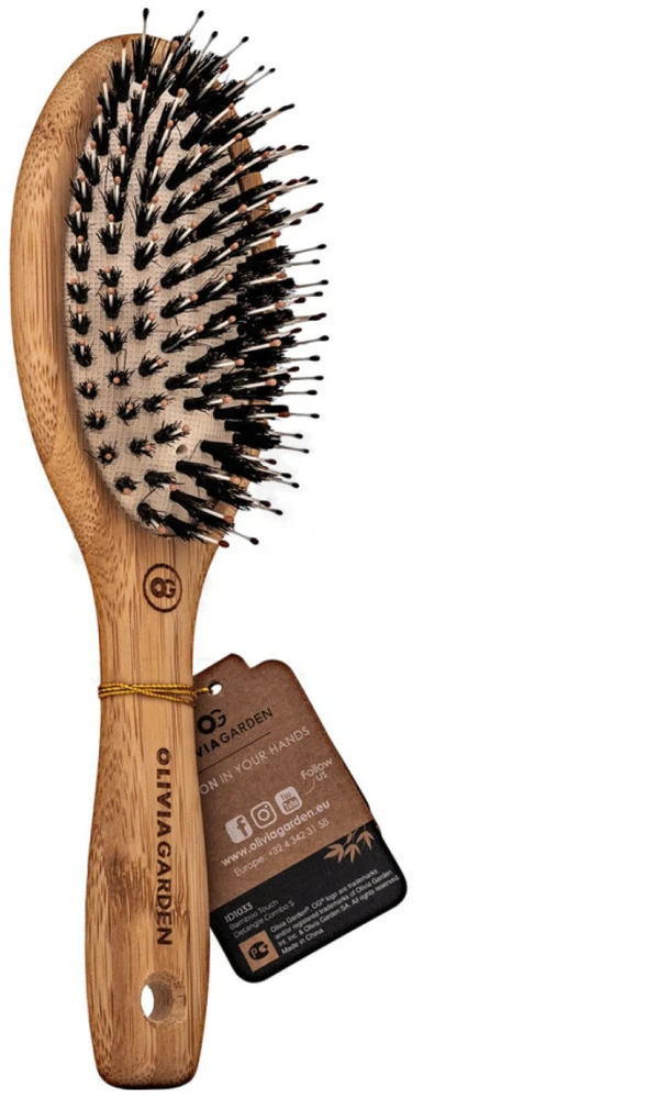 Plaukų šepetys Olivia Garden Bamboo Touch Detangle Combo S