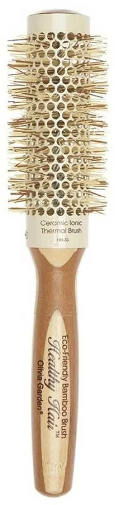 Plaukų džiovinimo šepetys Olivia Garden Bamboo Touch Blowout Thermal 33mm