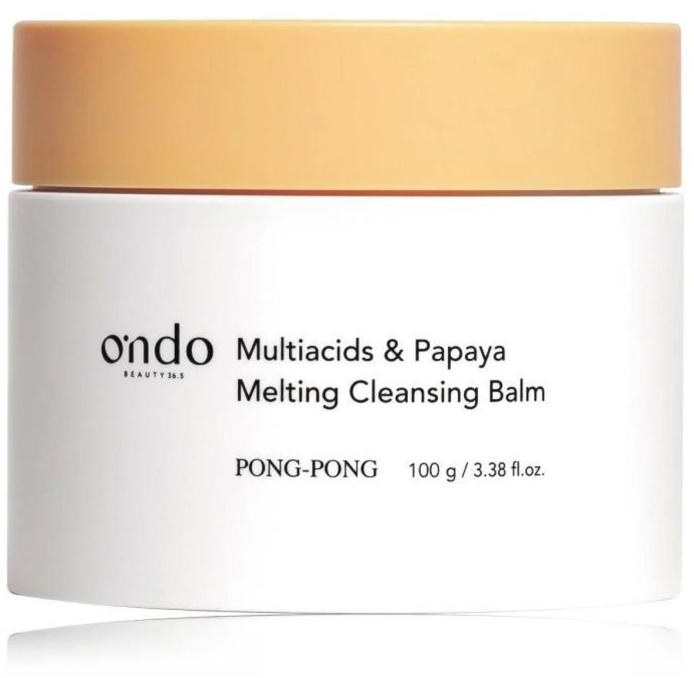 Ondo Beauty 36.5 PONG-PONG Multiacids & Papaya Melting Cleansing Balm Cleansing Kreminis valomasis balzamas veidui, 100 ml