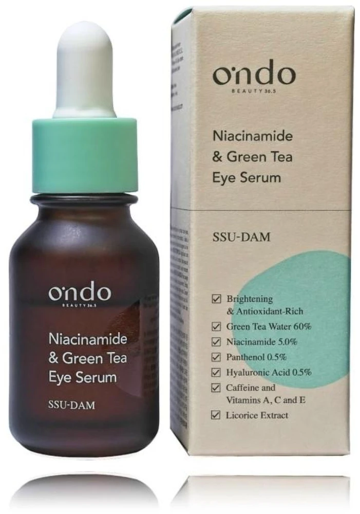 Ondo Beauty 36.5 SSU-DAM Niacinamide & Žalias Tea Eye Serum paakių serumas, 15 g