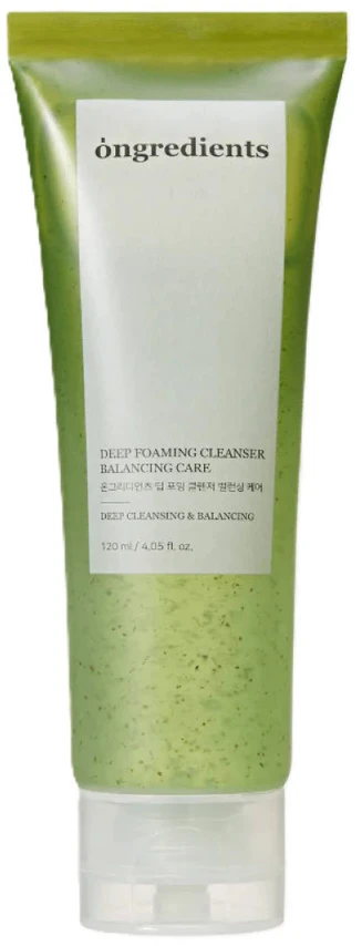 Ongredients Deep Foaming Valiklis Cleansing & Purifying Cleansing Foam, 120 ml