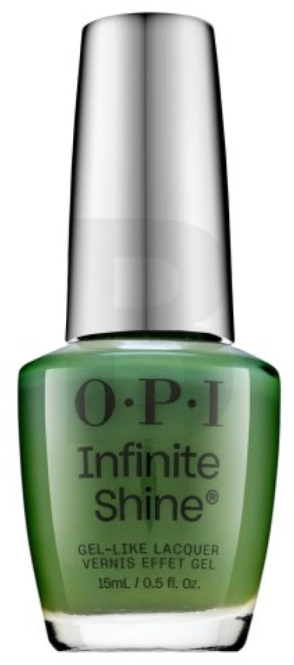 OPI Infinite Shine Gel-Like Lacquer Happily Evergreen po naudojimo, 15 ml