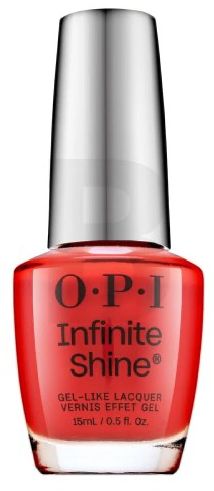 OPI Infinite Shine Gel-Like Lacquer Knock 'Em Raudona, 15 ml
