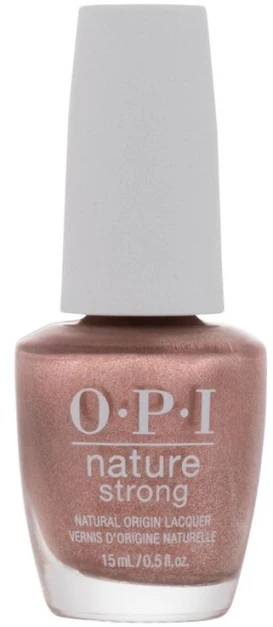 OPI Nature Strong Nagų lakas nagų lakas, atspalvis: NAT 015 Intentions Are Rose Gold, 15 ml