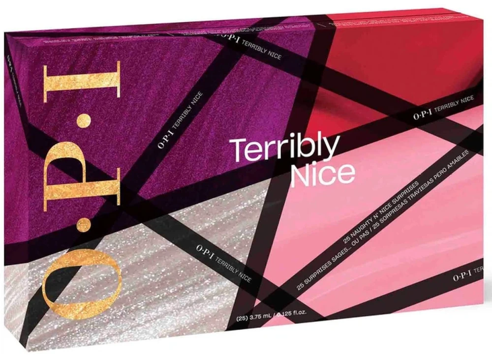 Opi Terribly Nice Makeup Advent Calendar nagų lakų advento kalendorius, 25 × 3,75 ml