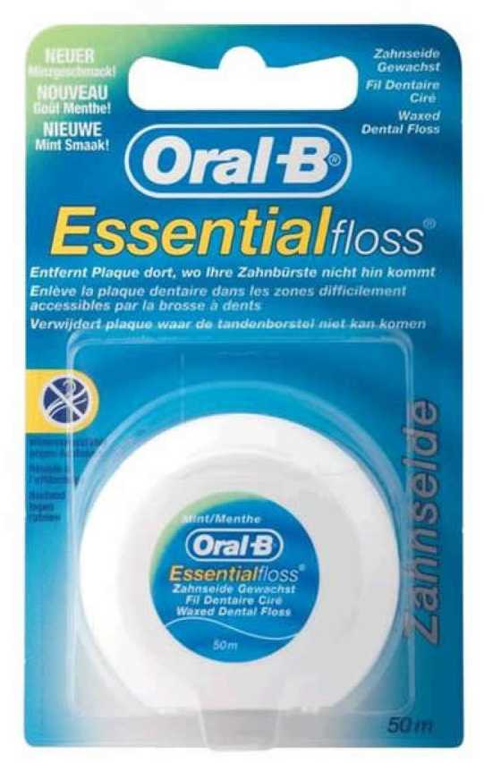 Oral-B Essential Dantų Siūlas, Mėtų Skonio, 50 m