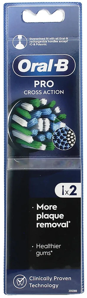 Oral-B EB50BRB CrossAction | 2 vnt. | juoda