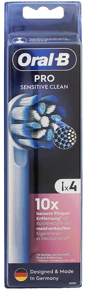 Końcówka Oral-B Oral-B Dantų šepetėlio galvutės Pro Jautrus Clean 4 pcs.