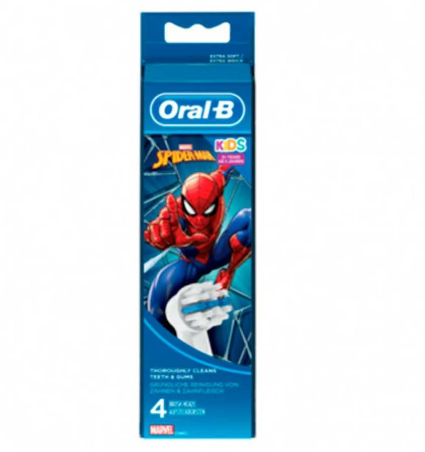 Oral-B pakaitinis dantų šepetėlis vaikams Spiderman 4U
