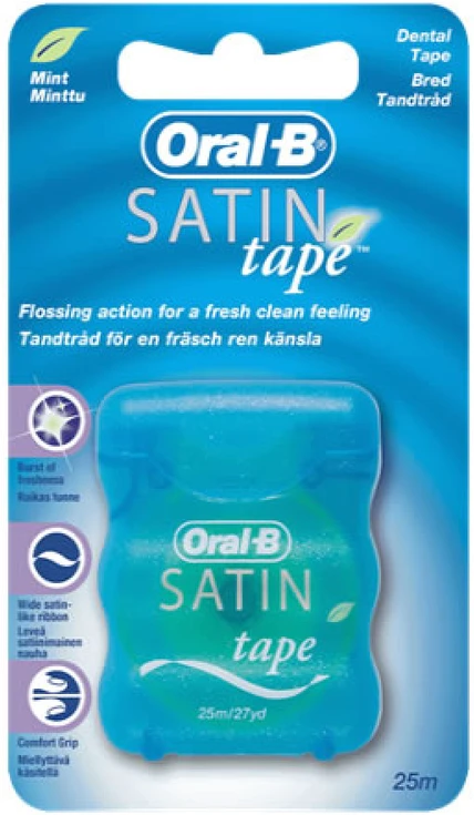 Dantų siūlas Oral-B Satin Tape Mint 25 m