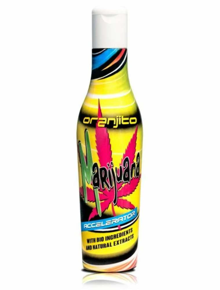 „Oranjito“ kanapių apsaugos nuo saulės kremas su maksimaliu poveikiu (marihuanos superbronzantas), 200 ml