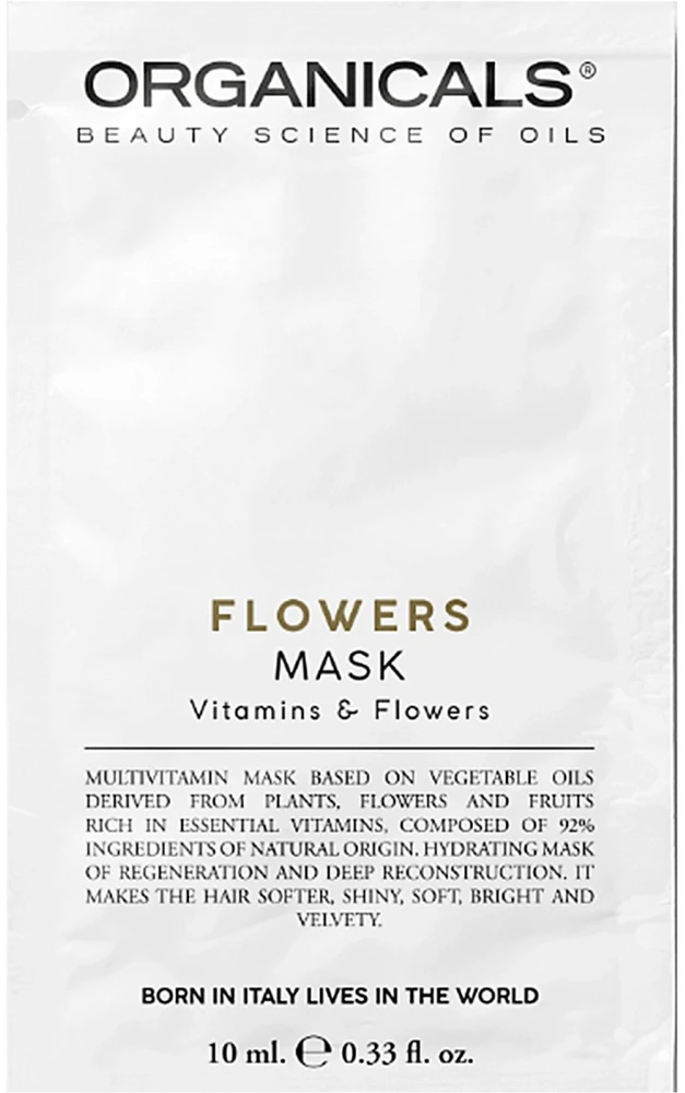 Organicals FLOWERS kaukė su vitaminais ir gėlėmis, 10 ml